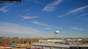 Weather camera view of Borger ISD.