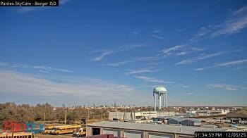 Weather camera view of Borger ISD.