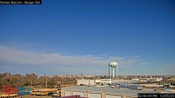 Weather camera view of Borger ISD.