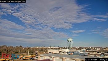 Weather camera view of Borger ISD.