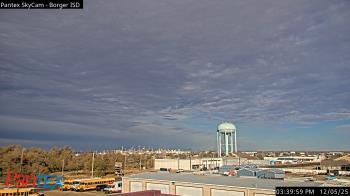 Weather camera view of Borger ISD.