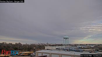 Weather camera view of Borger ISD.