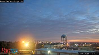 Weather camera view of Borger ISD.