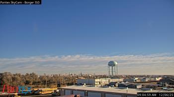 Weather camera view of Borger ISD.