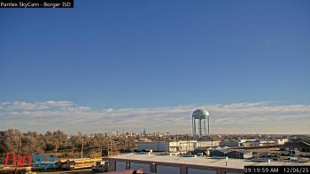 Weather camera view of Borger ISD.
