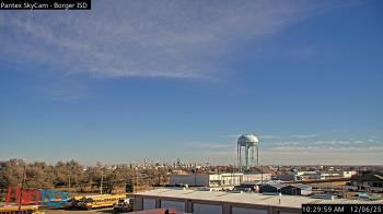 Weather camera view of Borger ISD.