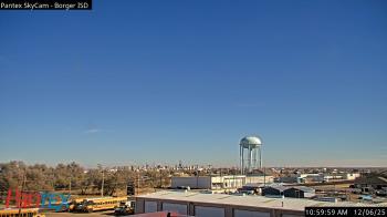 Weather camera view of Borger ISD.
