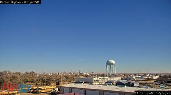 Weather camera view of Borger ISD.