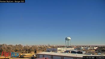 Weather camera view of Borger ISD.