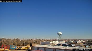 Weather camera view of Borger ISD.