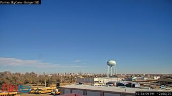 Weather camera view of Borger ISD.