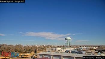 Weather camera view of Borger ISD.