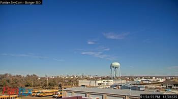 Weather camera view of Borger ISD.