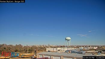 Weather camera view of Borger ISD.