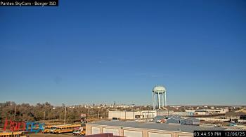 Weather camera view of Borger ISD.