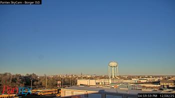 Weather camera view of Borger ISD.