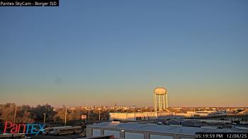 Weather camera view of Borger ISD.