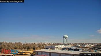 Weather camera view of Borger ISD.