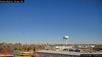 Weather camera view of Borger ISD.