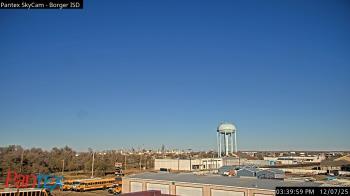 Weather camera view of Borger ISD.