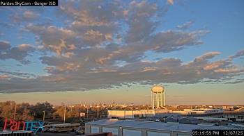 Weather camera view of Borger ISD.