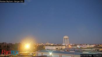 Weather camera view of Borger ISD.