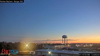 Weather camera view of Borger ISD.