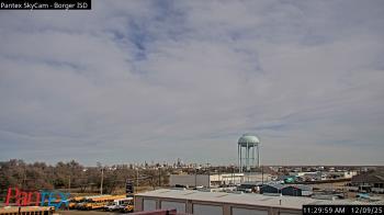 Weather camera view of Borger ISD.