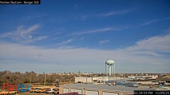 Weather camera view of Borger ISD.