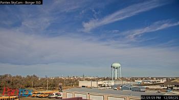 Weather camera view of Borger ISD.