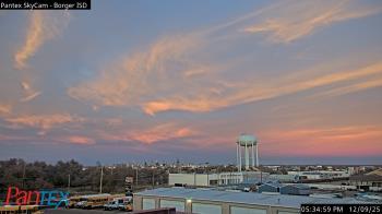Weather camera view of Borger ISD.