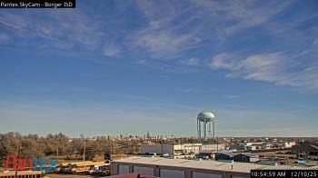 Weather camera view of Borger ISD.