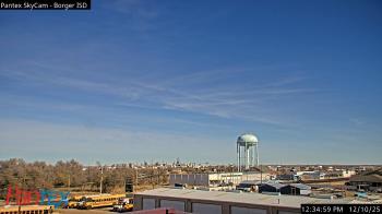 Weather camera view of Borger ISD.