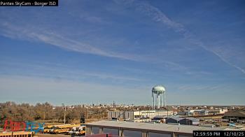 Weather camera view of Borger ISD.
