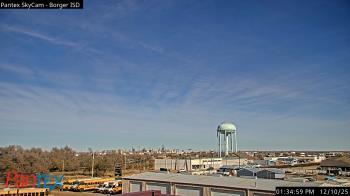 Weather camera view of Borger ISD.