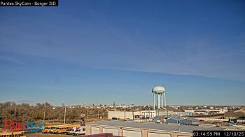 Weather camera view of Borger ISD.