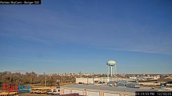 Weather camera view of Borger ISD.