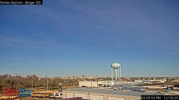 Weather camera view of Borger ISD.