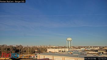 Weather camera view of Borger ISD.