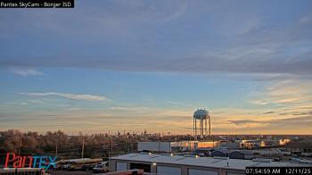 Weather camera view of Borger ISD.
