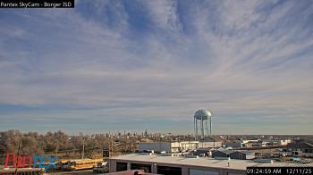 Weather camera view of Borger ISD.