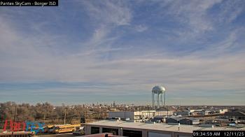 Weather camera view of Borger ISD.