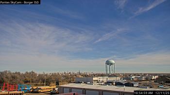 Weather camera view of Borger ISD.