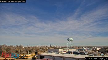 Weather camera view of Borger ISD.