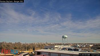 Weather camera view of Borger ISD.