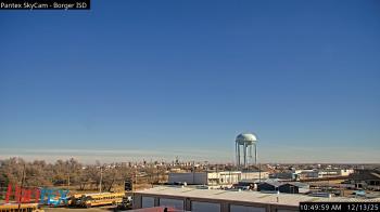 Weather camera view of Borger ISD.