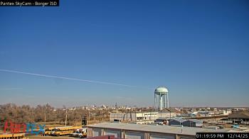 Weather camera view of Borger ISD.