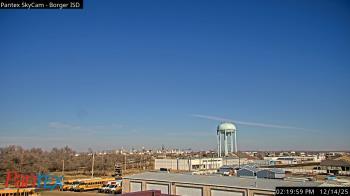 Weather camera view of Borger ISD.