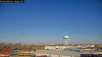 Weather camera view of Borger ISD.