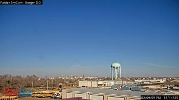 Weather camera view of Borger ISD.